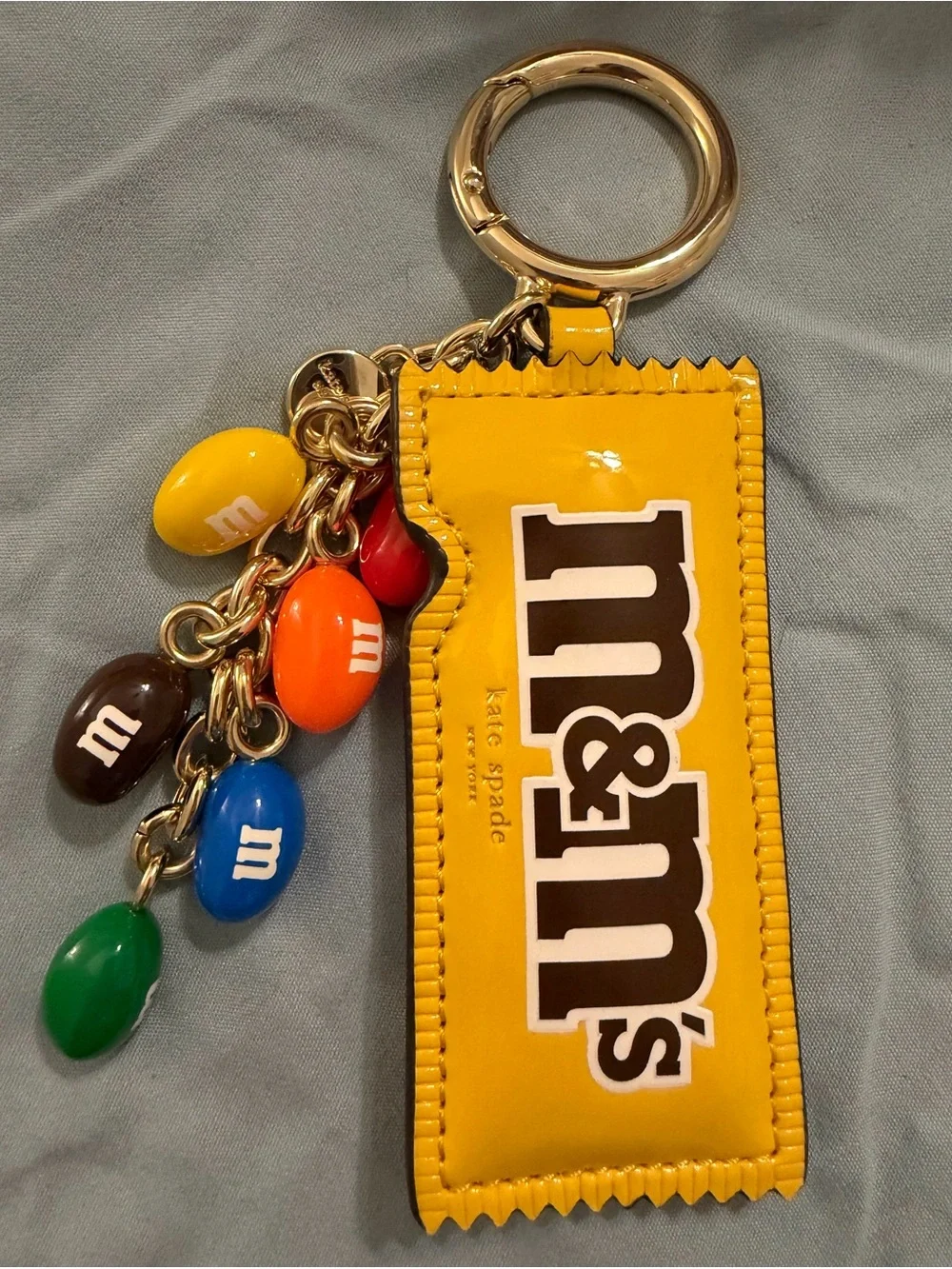 M&M x Kate Spade NY Keychain/Bag Charm - Picture 1 of 3
